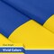 G128 Ukraine Ukrainian Flag | 2x3 Ft | LiteWeave Pro Series Printed 150D Polyester | Country Flag, Indoor/Outdoor, Vibrant Colors, Brass Grommets, Thicker and More Durable Than 100D 75D Polyester